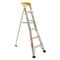 Single Sided Garden Ladder 1.8m | Tripod Design | 150kg Capacity | Aluminium by Gorilla Hartman