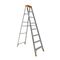 Single Sided A-Frame Ladder 8 Step | 2.35m Height | 150kg Load Capacity | Lightweight Aluminium by Gorilla Hartman