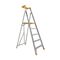 Platform Ladder 5 Step | 1.45m Height | 150kg Load Capacity | Lightweight Aluminium by Gorilla Hartman