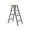 Double Sided A-Frame Ladder 4 Step | 1.15m Height | 150kg Load Capacity | Pro-Lite Aluminium by Gorilla Hartman