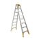 Double Sided A-Frame Ladder 2.4m | 180kg Load Capacity | Heavy Duty Aluminium | Stable Design by Gorilla Hartman