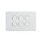 AVOL 6 Gang Light Switch 10A | White | Horizontal