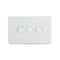 AVOL 3 Gang Light Switch 10A | White | Horizontal