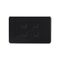 AVOL Power Point 4 Gang Single Pole | 250VAC 10A | Black | Horizontal