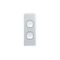 AVOL Architrave 2 Gang Light Switch | White
