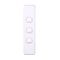 AVOL Architrave 3 Gang Light Switch | White