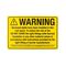 Downlight Warning Sign - Single Pack