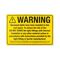 Downlight Warning Sign - Five Pack