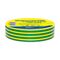 Insulation Tape PVC Extreme Temperature -18 to +105°C Width 18mm x Length 20m x Thickness 0.18mm Green/Yellow
