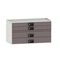 Rolacase 10 Series Metal Modular 4 Drawer Storage Cabinet Kit