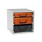 RolaCase Enclosed Cabinet 3x Drawer Comes With Cases Assembled