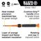2-in-1 Insulated Electronics Screwdriver, Phillips, Slotted Bits