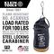 Canvas Bucket, Flame-Resistant, Top-Closing, 30.5 cm