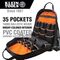 Tradesman Pro™ Tool Bag Backpack, 35 Pockets, Black, 44.5 cm