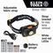 Rechargeable 2-Colour LED Headlamp with Adjustable Strap