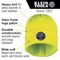 Heavy Knit Hat, High-Visibility Yellow, Patch Logo