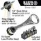 Slim Profile Mini Ratchet Set, 5-Piece