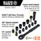 KNECT™ 3/8-Inch Drive Impact-Rated Pass Through Socket Set, 15-Piece