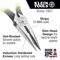 Pliers, Needle Nose Side-Cutters, Stripping, 21.8 cm