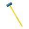 Sledge Hammer Normalised 14lb With Pinned Steel Core Yellow Fibreglass Handle