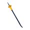 Spoon Bar with Grip 750mm x 22mm