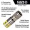 Universal F Compression Connectors, RG6/6Q, 10-Pack