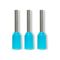 Bootlace Terminal Pre-Insulated Blue 0.75mm² Length 8mm 500 Pack