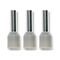 Bootlace Terminal Pre-Insulated Grey 2.5mm² Length 8mm 500 Pack