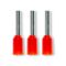 Bootlace Terminal Pre-Insulated Red 1mm² Length 8mm 50 Pack