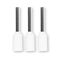 Bootlace Terminal Pre-Insulated White 0.5mm² Length 6mm 500 Pack