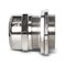 Cable Gland Brass Nickel Plated M50 Unarmoured Cable Diameter 22-32mm Thread Length 15mm