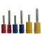 Crimp Terminal Pre-Insulated Flat Blade Length 10mm Cable 0.5-1.5mm² Red 100 Pack