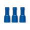 Crimp Terminal Quick Disconnect Fully Insulated 1.5-2.5mm² Female Width 6.35mm Blue 10 Pack