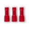 Crimp Terminal Quick Disconnect Fully Insulated 0.5-1.5mm² Female Width 4.8mm Red 50 Pack
