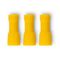 Crimp Terminal Quick Disconnect Fully Insulated 4-6mm² Female Width 6.35mm Yellow 50 Pack