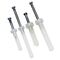 Nylon Nail Anchor Round Head Diameter 5mm x Length 38mm 50 Pack