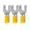 Crimp Terminal Pre-Insulated Fork 6mm Cable 4-6mm² Yellow 50 Pack