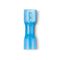 Crimp Terminal Fully Insulated Quick Disconnect 6.35mm Female Cable 1.5-2.5mm² Blue 500Pack