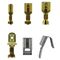 Crimp Terminal Non-Insulated Quick Disconnect 6.35mm Male Tab Cable 1.5-2.5mm² 100 Pack