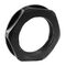 Locknut Hexagon Nylon M25 Black