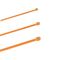 Nylon Cable Tie 200mm x 4.6mm Standard Duty Orange 100 Pack