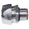 Flexible Stainless Steel 316 Conduit Fitting Straight 1/2" Male Thread M20 Inside Diameter 13.5mm