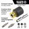 Multi-Bit Screwdriver / Nut Driver, 6-in-1, Stubby, Ph., Sl. Bits