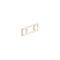 HPM 16mm Deep Surface Mounting Block for 4 Gang Powerpoints White