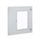 Metal faceplate XL³ 4000 - 24 modules - 1 DMX³/DMX³-I 1600 draw-out - 600 mm