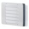 Metal louvre - IP32 - IK10 - 248x248 mm - RAL 7035