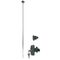 Kit handle 2433 A+ROD H 700 for Atlantic cabinet