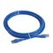 Patch cord RJ45 category 6 U/UTP PVC blue 3m