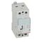 Low noise contactor CX³ with front face handle 2 pole - 40A - 250V~ -  2 NO contacts with 230V~ coil - 2 modules