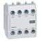 Auxiliary contact 2NO2NC for CTX3 3P 9A to 150A and 4P 40A to 135A - front mounting
